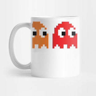 8 bit pacman ghosts Mug